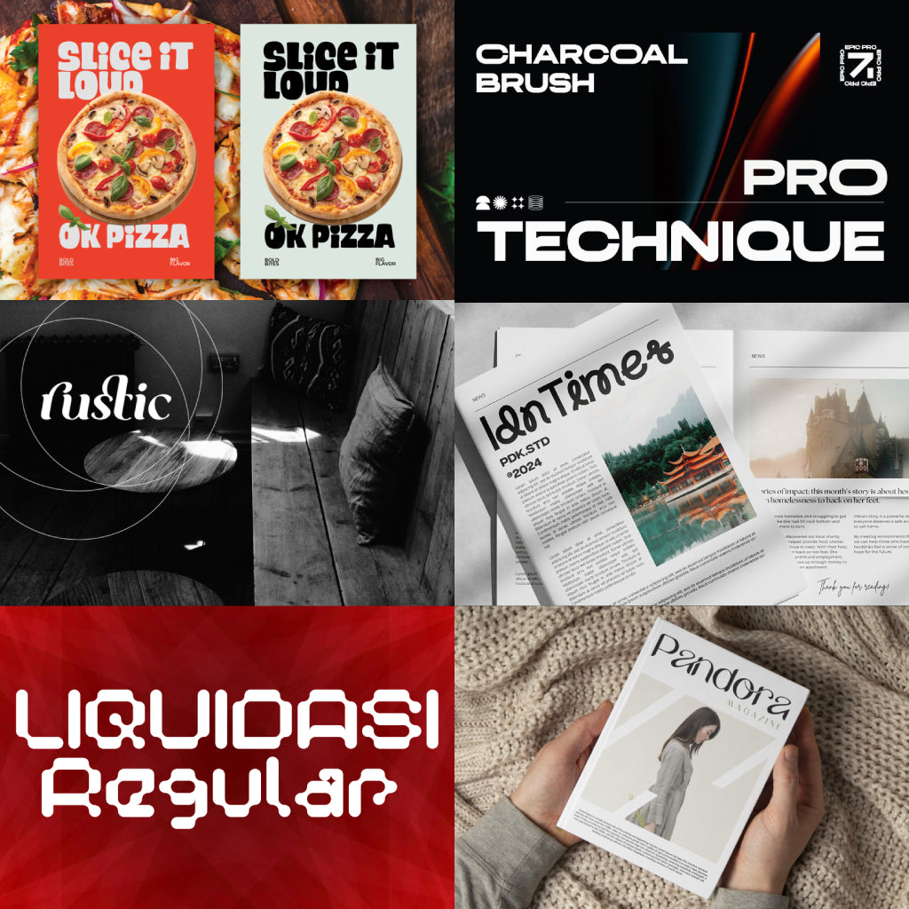 Pack de 100 Tipografías para Naming para Logotipos