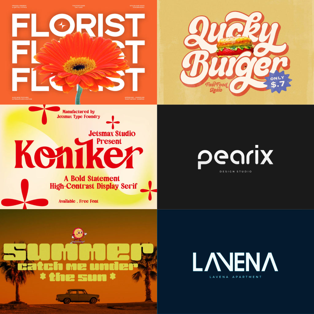Pack de 100 Tipografías para Naming para Logotipos