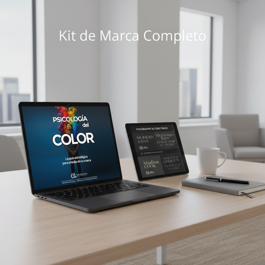 "Kit de Marca Completo | + Guia Color (Español / Ingles) + Tipografías"